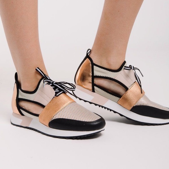 Steve Madden Rose Gold Antics Sneakers 